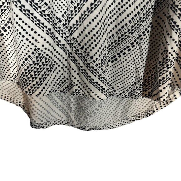 Sanctuary White Multicolor V-Neck Long Sleeve Boho Blouse Women Sz L - Picture 6 of 8